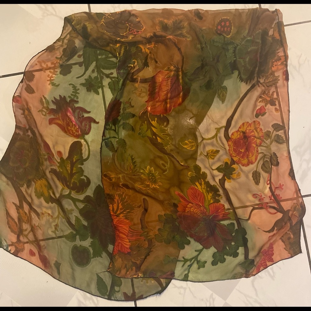 Beautiful floral scarf